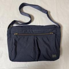 PORTER ポーター ドラフト ショルダーバッグ　 ネイビー　男女兼用