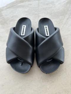 国内即発【JILSANDER】ハイサンダル レザー J15WP0037 ブラック セール35%OFF】ジルサンダー Jil Sander JIL SANDER サンダル