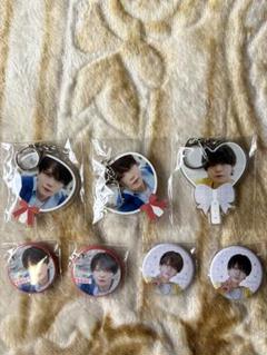 JUNONくじ #らぶしっく えつやアクキー・缶バッジ・ミニカード らぶしっく JUNON TV くじ アクキー、缶バッジ えつやセット