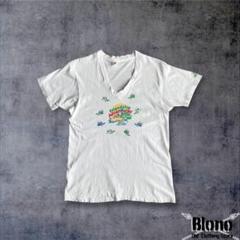 よ 様★USA製90s00sシングルステッチHanesTシャツVネックレトロボロ