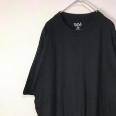 USA古着 falsa オーバーサイズ Tシャツ 無地 黒