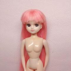 リカちゃん　キャッスル　人形　日焼け　ピンク　二代目風前髪　未使用新品　す リカちゃんキャッスル お人形教室 ファイヤーピンク ぱっつん