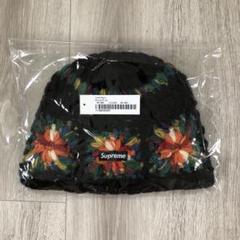 Supreme 花柄刺繍 ニット帽 - メルカリ