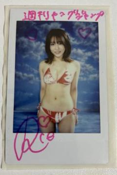百瀬りえ ヤングジャンプ 直筆サイン入りチェキ