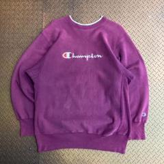 90s Champion ダブルカラー 二重襟　スウェット リバースウィーブのサムネイル