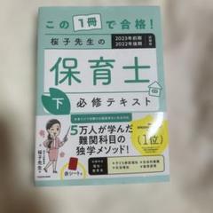 最終値下げ　80%引き　保育士資格　全科目　テキスト 福祉教科書 保育士 完全合格テキスト 下 2024年版（保育士試験