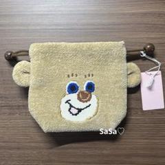 完売品 ラブラリーバイフェイラー　ハローテディ　巾着 ラブラリーバイフェイラー ハローテディ 巾着