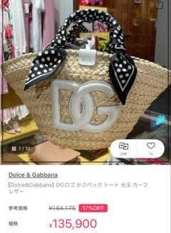 2025年最新】D&G ／ Dolce＆Gabbana レディース かごバッグの