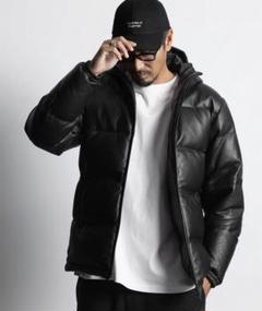 アトム　☆大幅値下げ☆The Duffer レザーダウンジャケット アトム様専用 ☆大幅値下げ☆The Duffer レザーダウンジャケット