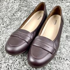 新品未使用　アシックスウォーキング　PEDALA パンプス　24 センチEE 美品 アシックスウォーキング ペダラ PEDALA パンプス レザー 24