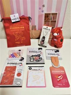 EVANGELION 02 UNIT GOODS&Stationery SET
