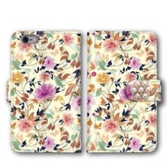 スマホケース 手帳型 iPhone Xperia GALAXY 花柄 オススメ