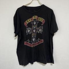 GUNS N' ROSES ガンズ Tシャツ バンT ブラック　黒　古着