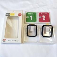 Apple Watch ケース シリーズ 8/7対応 41mm 2枚 ブラック