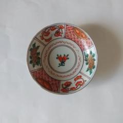 K583⭐︎可愛い 古伊万里 色絵 花唐草文 豆皿 5枚組 太明年製銘 江戸末期 K583⭐︎可愛い 古伊万里 色絵 花唐草文 豆皿 5枚組 太明年