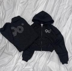 9090girl Glitter setup パーカー 9090 girl Glitter Zip Hoodie セットアップ｜Yahoo!フリマ（旧