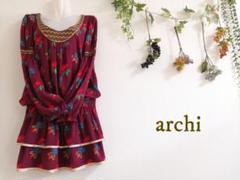 アーキ archi 花柄ワンピース