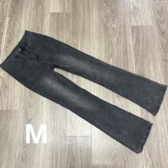 ブラック系　ハイウエストデニム　美品 M