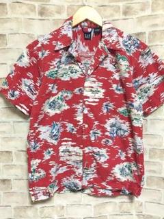 GAP ギャップ 総柄 コットン アロハシャツ