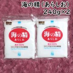240g×2袋】斉藤一人さんオススメの自然塩 海の精 - メルカリ