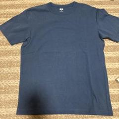 ユニクロ　ネイビー 無地　半袖Tシャツ M