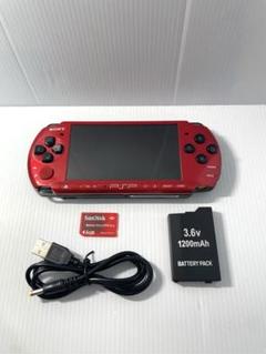 【動作品】SONY PSP-3000 レッド ブラック 本体