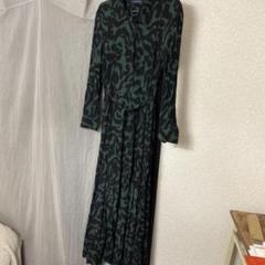 イタリア購入　PIOMBO 長身向き　柄ロングワンピース