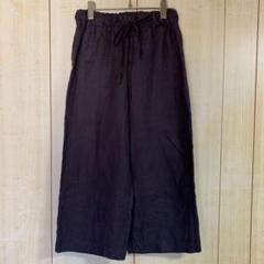 【美品】オネット　New V Long Cardy　ブラック　麻　ポーランド製 美品】オネット New V Long Cardy ブラック 麻 ポーランド製