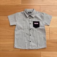 M.S.H.D キッズ　ストライプシャツ　120