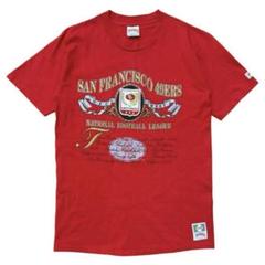 90s USA製 NFL NUTMEG ナツメグ 49ers Tシャツ