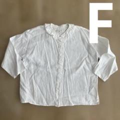 C.P. Company 7分袖シャツ ホワイト リネン100% ナチュラル