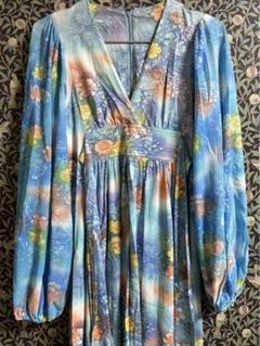 【値下げ】希少レア1970sヴィンテージワンピースのサムネイル
