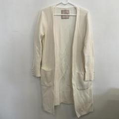 F0319　【Apuweiser-riche】 ニットトップス　2　ホワイト