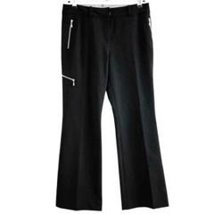 MG06107☆LANVIN 42サイズホワイト ストレートパンツ ゴルフ