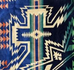 ★新品★PENDLETONジャガードブランケット North Star Blue ☆新品☆PENDLETONジャガードブランケット North Star Blue