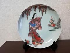 ⭐江戸時代 鍋島藩 御窯絵師 11代今泉今右衛門 染付色絵磁器 美人図皿 骨董品 m52623672263_1.jpg?1590051918