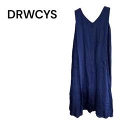 DRWCYS ロングワンピース　ネイビー　リゾートのサムネイル
