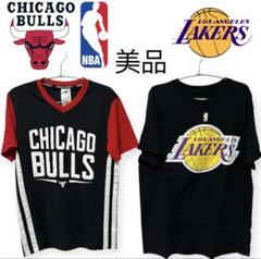 美品 NBA レイカーズ アディダス adidas シカゴブルズ 半袖Tシャツ