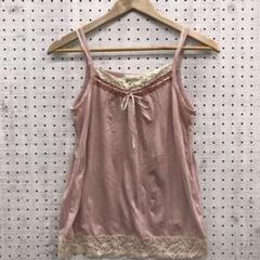 ロマンティックグランジ ニンフ ガーリーコケット 古着 レーストリム キャミ