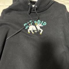RIPNDIP ユニコーン刺繍 パーカー 黒のサムネイル