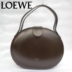 希少　美品　ロエベ バッグ アナグラム　茶　ヴィンテージ　LOEWE