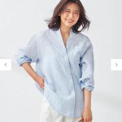 WEB限定カラーあり/洗える】LIBECO バンドカラー ビッグ