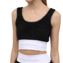 入荷now 口コミ alexanderwang メルカリ - ロゴ モヘアブラトップ トップス
