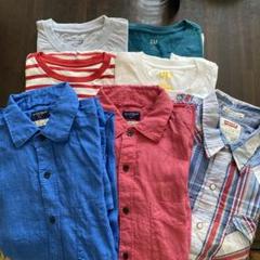 GAP・Levi's 等Tシャツ4枚 & 長袖シャツ3枚 ジュニアまとめ売り