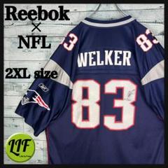 リーボック NFL プリントチームロゴ ペイトリオッツ ゲームシャツ 5291