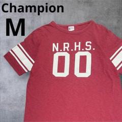 Champion プリントTシャツ　フットボール復刻版　ランタグ　アメカジ　希少
