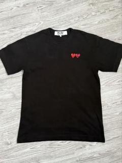 CDG Playホリデーシリーズハート柄Tシャツ CDG Play Tシャツロゴハート柄ホリデーシリーズ S - メルカリ