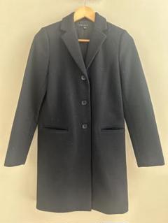 美品　セオリー　Theory カシミヤ100 チェスターコート　ブラック　L 2025年最新】theory レディース チェスターコートの人気アイテム