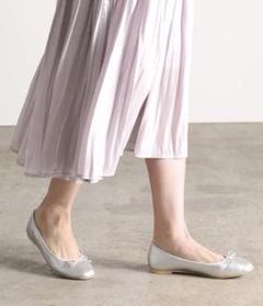 新品未使用 Juze VIS バレエシューズ シルバー 25cm