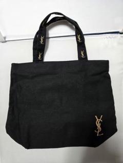 イヴ・サンローラン　トートバッグ　YSL キャンバス　黒のサムネイル
